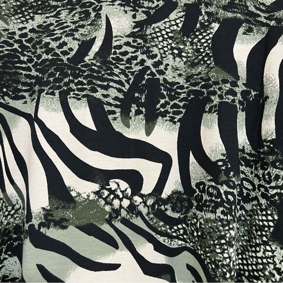 Ilse Jacobsen Animal Print Belted Long Sleeve Jersey Dress - Picture 4 of 8